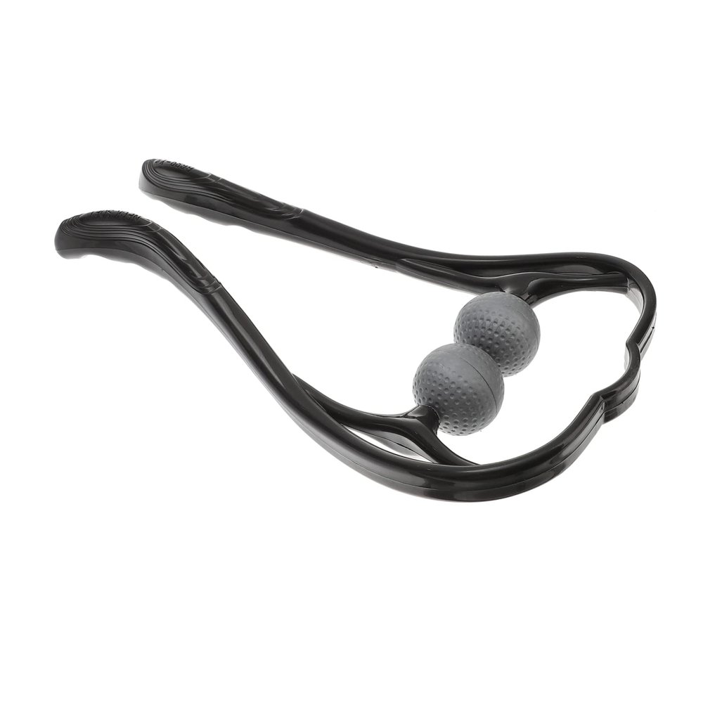 Gogogmee Manual Neck Massager Portable Handheld Cervical Vertebra Massage Device Adjustable Detachable for Neck and Shoulder Pain Relief for Home Use