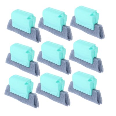 ABOOFAN 10pcs Creative Groove Cleaning Brush Window Seal Cleaner for Tracks Shower Door Sink Bath Basin Scrubber Brush