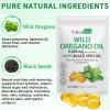 Oregano Oil 120 Softgels - 2 in 1 6000mg Oil of Oregano with Black SeedOil 200mg - 165mg Carvacrol -Natural & Non GMO -High Potency Immune and Digestive Support view 2
