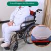2pc Lateral Support for Wheelchair Side Guards Foam Wedge Pillows Contoured Wheelchair Cushion Side Padding Lateral Foam Wedge for Elderly Wheelchair Side Cushion view 4