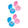 Baluue 4pcs Portable Denture Case Travel-Sized Denture Container for Household Use for Daily Wear for Outdoor Activities view 1