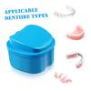 Baluue 4pcs Portable Denture Case Travel-Sized Denture Container for Household Use for Daily Wear for Outdoor Activities view 2