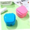 Baluue 4pcs Portable Denture Case Travel-Sized Denture Container for Household Use for Daily Wear for Outdoor Activities view 3
