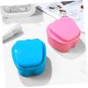 Baluue 4pcs Portable Denture Case Travel-Sized Denture Container for Household Use for Daily Wear for Outdoor Activities view 4