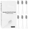 6 Pack Replacement Brush Heads Compatible with Suri Electric Toothbrush for Suri Replacement Toothbrush Heads, White view 1