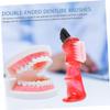 BCOATH 5sets Small Brush for Adults Multi-Functional Travel Brush Portable Mini for Oral Care 3pcs*5 view 3