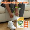 Shoe Odor Elimination Pad - Freshness Comfortable Shoe Stickers,Freshness Comfortable Shoe Stickers, Lemon Scent Deodorizing Insole Stickers, Shoe Odor Remover Patch view 3