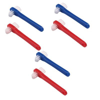 BCOATH 3sets Cleaning Toothbrush Delicate Double-Sided Home Oral Cleaner Care Toothbrush for False 2pcs*3