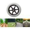 12 x 2 Wheel Replacement for Wheelchairs, 12inch Manual Wheelchair Caster/Wheel Assembly, Non-Slip Solid Tires with 12mm Bearings, 2pcs view 2