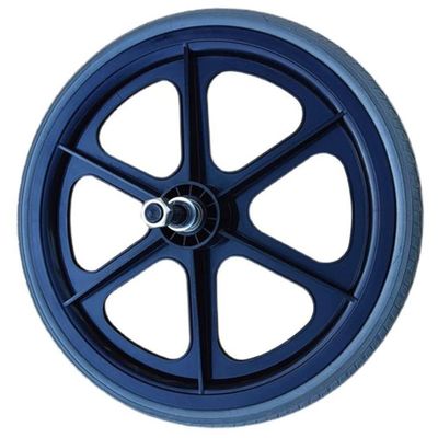 16" Wheel Replacement Accessories For Wheelchair, Non Pneumatic Wheelchair Rear Wheel Parts, Wheelchair Wheels Replacement For Rollators, Walkers (Size : 1X)