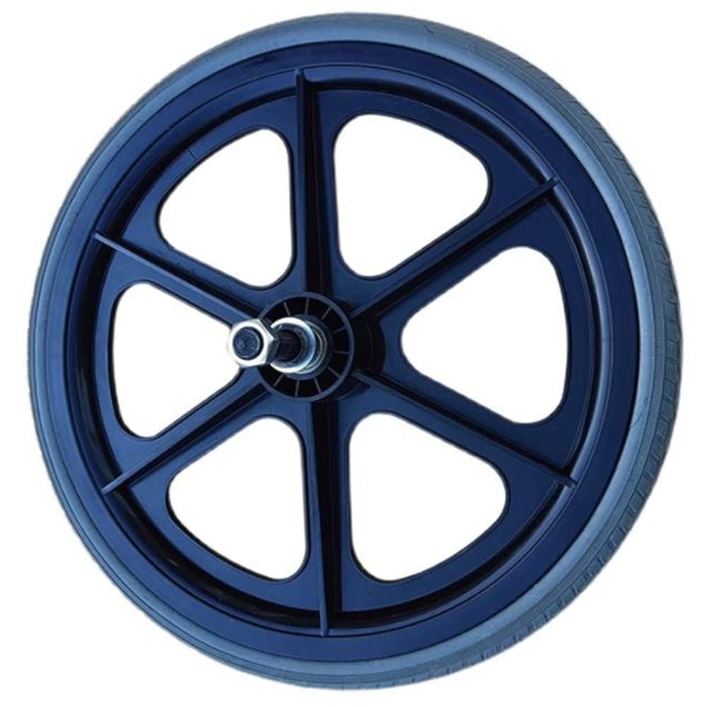 16" Wheel Replacement Accessories For Wheelchair, Non Pneumatic Wheelchair Rear Wheel Parts, Wheelchair Wheels Replacement For Rollators, Walkers (Size : 1X)