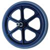 16" Wheel Replacement Accessories For Wheelchair, Non Pneumatic Wheelchair Rear Wheel Parts, Wheelchair Wheels Replacement For Rollators, Walkers (Size : 1X) view 1