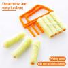 Aczyqws Blind Cleaner 2 Blind Duster Venetian Blind Cleaner Tool with 7 Roller System Deep Cleaning for Vertical Windows Blind Cleaners for Wooden Blinds Plastic Blinds and Air Conditioner view 4