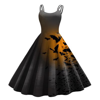 Women Halloween Costumes V-Neck Flared Womens Plus Size Halloween Costumes for Women Cocktail Party Dress Renaissance Cosplay Costume Swim Dresses for Sleeveless