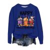 WILLBEST women's tee loose ghost tee autumn clothes 2024 tops skull horror skull skeletons crewneck tunics pumpkins halloween costumes for men women's halloween cardigan view 1