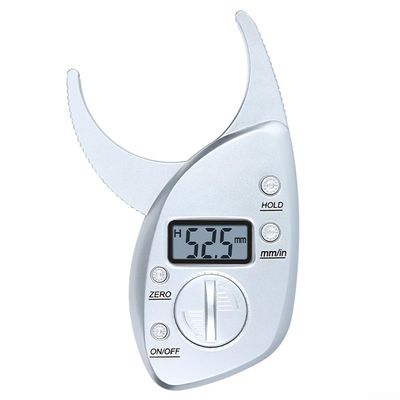 Accurate Digital Body Fat Tester, Portable Skin Fold Test Caliper with LCD Display