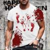 WILLBEST Mens Halloween Shirts Mexican White Suit Fleece Jacket Mens Halloween t-Shirts Black Tshirt Zip Hoodie Men Leather Coat Yellow Jacket Pumpkin face Shirt Men view 2