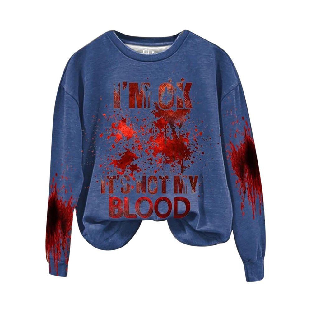WILLBEST oversized halloween sweatshirt women ghost pumpkin letter print letter plaid leopard tops autumn clothes 2024 halloween tops leopard pumpkin hoodies pullover stripe sexy