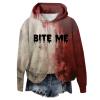 WILLBEST halloween sweatshirts for women tee tops pullover tops ghost crew neck t-shirts pumpkin print top shirts pullover pumpkin face fashion autumn halloween socks pajamas view 2
