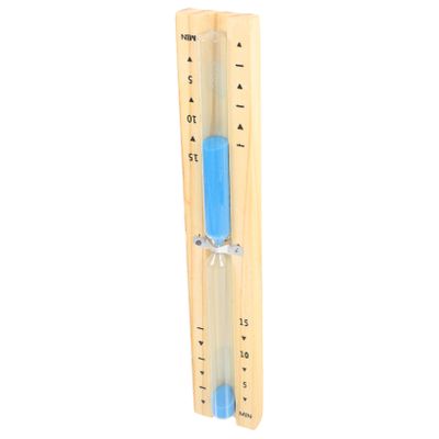 PHENOFICE Wooden Sauna Timer Glass Tube 15-minute Timer for Sauna Supply