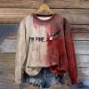 2024 halloween shirts for women fashion fashion blouses tee autumn halloween witch skeleton black black party leopard pumpkin printed pajamas sweaters for women view 2