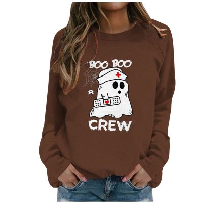 halloween sweatshirts for women crew neck black autumn tops letter funny letter pullover tshirt pumpkin print round neck hoodies halloween shirt shirts for women