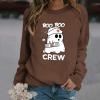 halloween sweatshirts for women crew neck black autumn tops letter funny letter pullover tshirt pumpkin print round neck hoodies halloween shirt shirts for women view 3