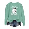 WILLBEST halloween sweatshirts for women autumn tees tee graphic tees holiday holiday crew neck autumn clothes 2024 blouses hoodies sweatshirts tshirt halloween pajamas women costume view 1