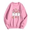 women crew neck pullovers tee dressy casual pumpkin leopard stripe tops witch skull crew neck halloween top pumpkin dressy casual halloween sweater shirts for women view 2