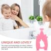 ORFOFE 6pcs Kids U-Shape Toothbrush Set with Soft Silicone Heads 360-degree Oral Cleaning Tool for Children Ages 2-6, Multi-Color Manual Teeth Cleaning Brushes for Daily Random Color view 3