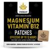 Magnesium & Vitamin B12 Patches  60 Patches for Energy, Nerve, and Muscle Support | High Absorption, Like Capsules and Powder (60 Patches, Magnesium Vitamin B12) view 1