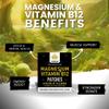 Magnesium & Vitamin B12 Patches  60 Patches for Energy, Nerve, and Muscle Support | High Absorption, Like Capsules and Powder (60 Patches, Magnesium Vitamin B12) view 2