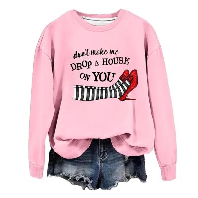 women long sleeve ghost pumpkin t-shirts casual autumn tee tees black t-shirt soft shirts pullover halloween pajamas halloween costumes for women sexy 2024