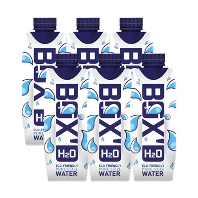 BOX'D H2O Still Water Multipack 6 x 500 ml - Eco Friendly Pure Still Mineral Water Bulk Recyclable & Sustainable Water Multipack Calorie Free Boxed Water Bottle 500ML