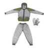 Healvian Outdoor Midge Suit for Men Women 1 Set Breathable Mesh Jacket Hood and Pants Sun Protection Clothing for Camping Net Clothing Protection from Bugs Flies Gnats No-See-Ums Midges view 1