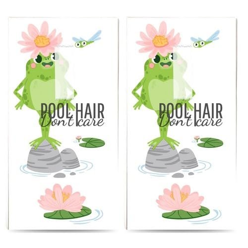 20 Individual Handkerchiefs Animal Frog with Floral Decoration 2 Packs of 10 Individual Paper Handkerchiefs Printed Gift
