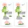20 Individual Handkerchiefs Animal Frog with Floral Decoration 2 Packs of 10 Individual Paper Handkerchiefs Printed Gift