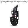 UYSELA Wheelchairs Folding Lightweight, Maximum Load 100kg/220 Lbs, Ultra Lightweight, Compact for the Apartment and on the Way Transport view 4
