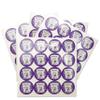 Children's Tooth Fairy Pirate Stickers (Set of 80) Reward for Girls or Boys who Lost a Tooth (Purple Pirate) view 1