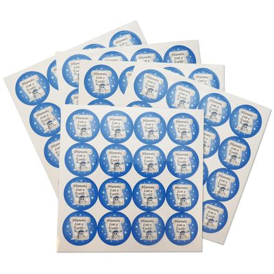 Children's Tooth Fairy Pirate Stickers (Set of 80) Reward for Girls or Boys who Lost a Tooth (Blue Pirate)