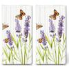 20 Individual Handkerchiefs Flowers Scented Flower Meadow 2 Packs of 10 Individual Paper Handkerchiefs Printed Gift view 1