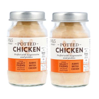M&S Potted Chicken, 75g, Perfect with Mayonnaise and Pickles (2)
