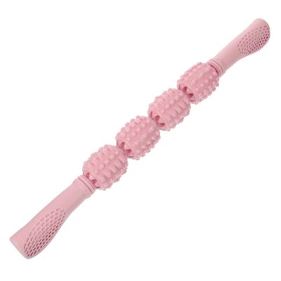 Healvian Leg Roller Massage Stick Four Rolling Wheels for Muscle Relaxation Lightweight Multi-Functional Handheld Massager for Fitness Recovery and Pain Relief at Home Or Gym