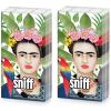 20 Individual Handkerchiefs Flowers Woman with Exotic Animals 2 Packs of 10 Individual Paper Handkerchiefs Printed Gift view 1