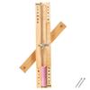 15-Minute Wooden Sauna Hourglass Timer - Wall-Mounted Rotating Heat Resistant Sand Clock (Pink) view 1