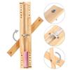 15-Minute Wooden Sauna Hourglass Timer - Wall-Mounted Rotating Heat Resistant Sand Clock (Pink) view 2