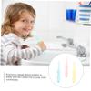 Healvian 3pcs Cartoon Hippopotamus Boy Girl Toothbrush Soft Bristle Brush Boys and Girls Toothbrush Set for Daily Use view 2