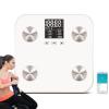 CHANGLKJ Body Fat Scale for Fat Percentage, Muscle & Bone Mass, Smart BMI Weighing Machine with Large LCD Display Screen and App, High Accuracy and Max 400lbs/180kg, for Home, Bathroom, Gym view 1