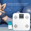 CHANGLKJ Body Fat Scale for Fat Percentage, Muscle & Bone Mass, Smart BMI Weighing Machine with Large LCD Display Screen and App, High Accuracy and Max 400lbs/180kg, for Home, Bathroom, Gym view 2
