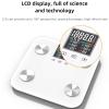 CHANGLKJ Body Fat Scale for Fat Percentage, Muscle & Bone Mass, Smart BMI Weighing Machine with Large LCD Display Screen and App, High Accuracy and Max 400lbs/180kg, for Home, Bathroom, Gym view 3